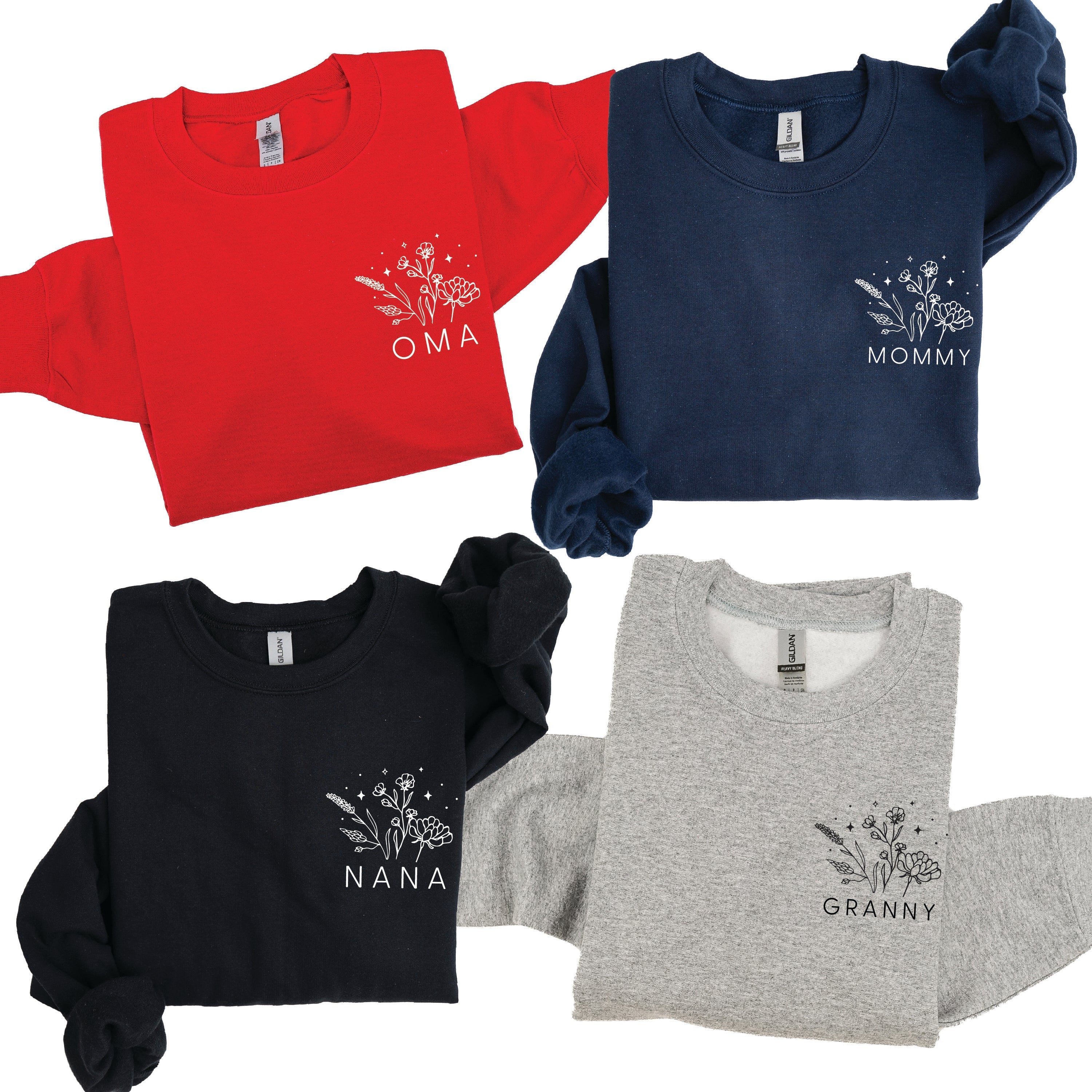 "_____" - Bouquet (pocket) - (Choose Your Name) - BASIC Fleece
