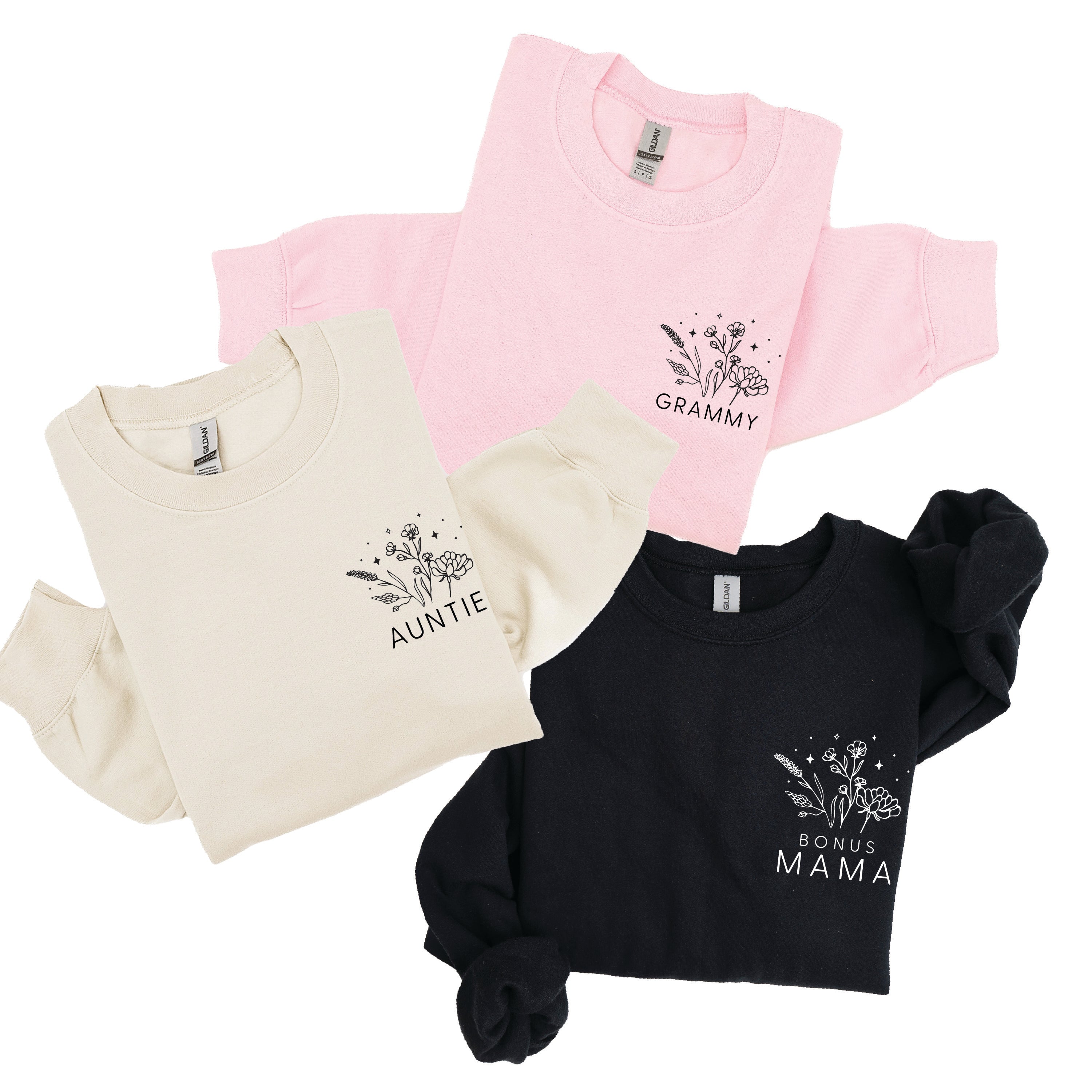 "_____" - Bouquet (pocket) - (Choose Your Name) - BASIC Fleece