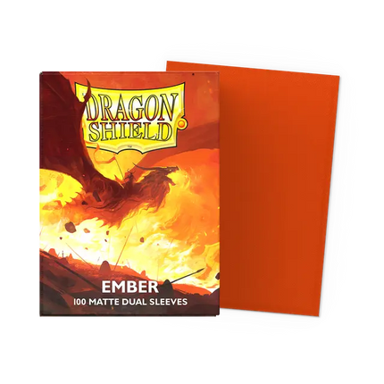 Dragon Shield Matte Dual Sleeves - Ember (100-Pack)