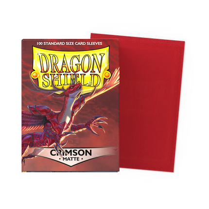 Crimson - Matte Sleeves - Standard Size