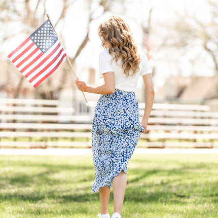 Braylyn Floral Midi Skirt - FINAL SALE