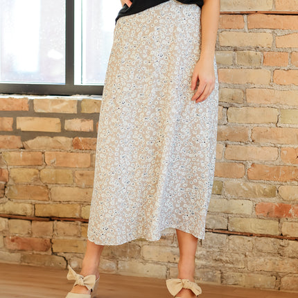 Braylyn Floral Midi Skirt - FINAL SALE