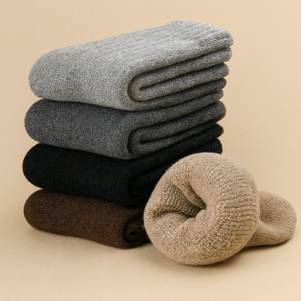 5 Pairs Men’s Merino Wool Crew Socks