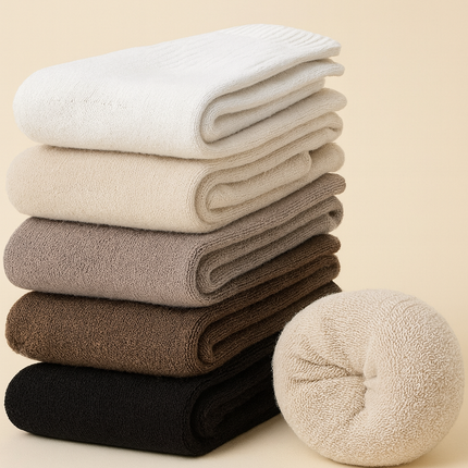 5 Pairs Women’s Merino Wool Crew Socks