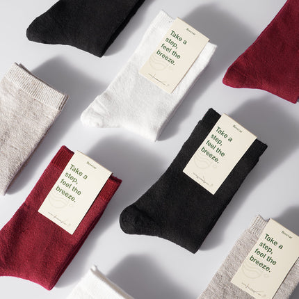 6-Pack Women's Hemp Crew Socks