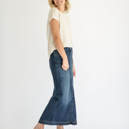 Bria Long Denim Maxi Skirt - FINAL SALE