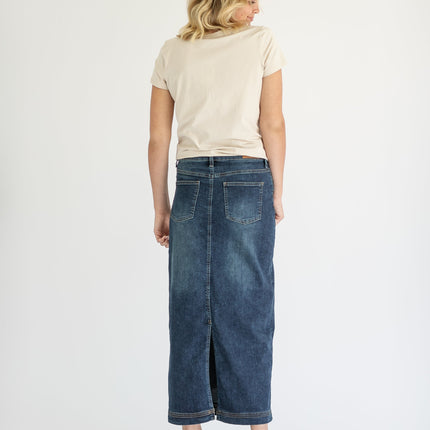 Bria Long Denim Maxi Skirt - FINAL SALE