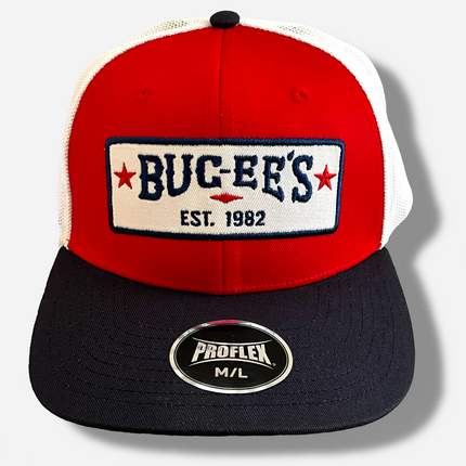 Buc-ee's Established 1982 Red, White & Navy Blue Ball Cap