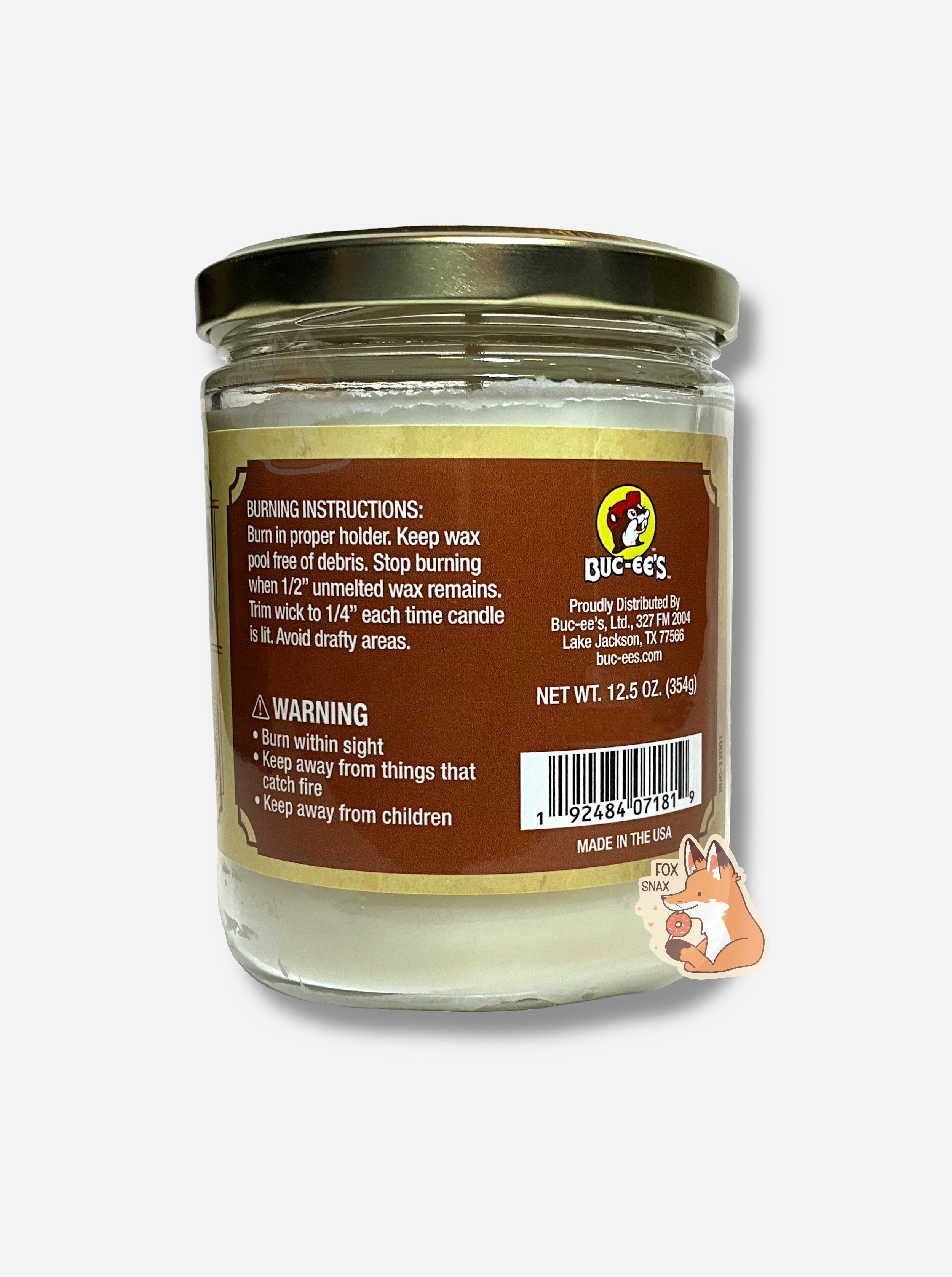 Buc-ee's Beaver Nuggets Candle