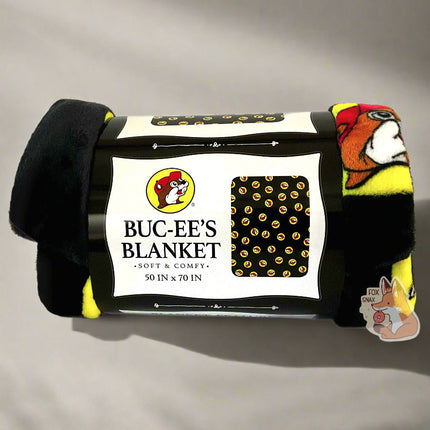 Buc-ee's Logo Blanket