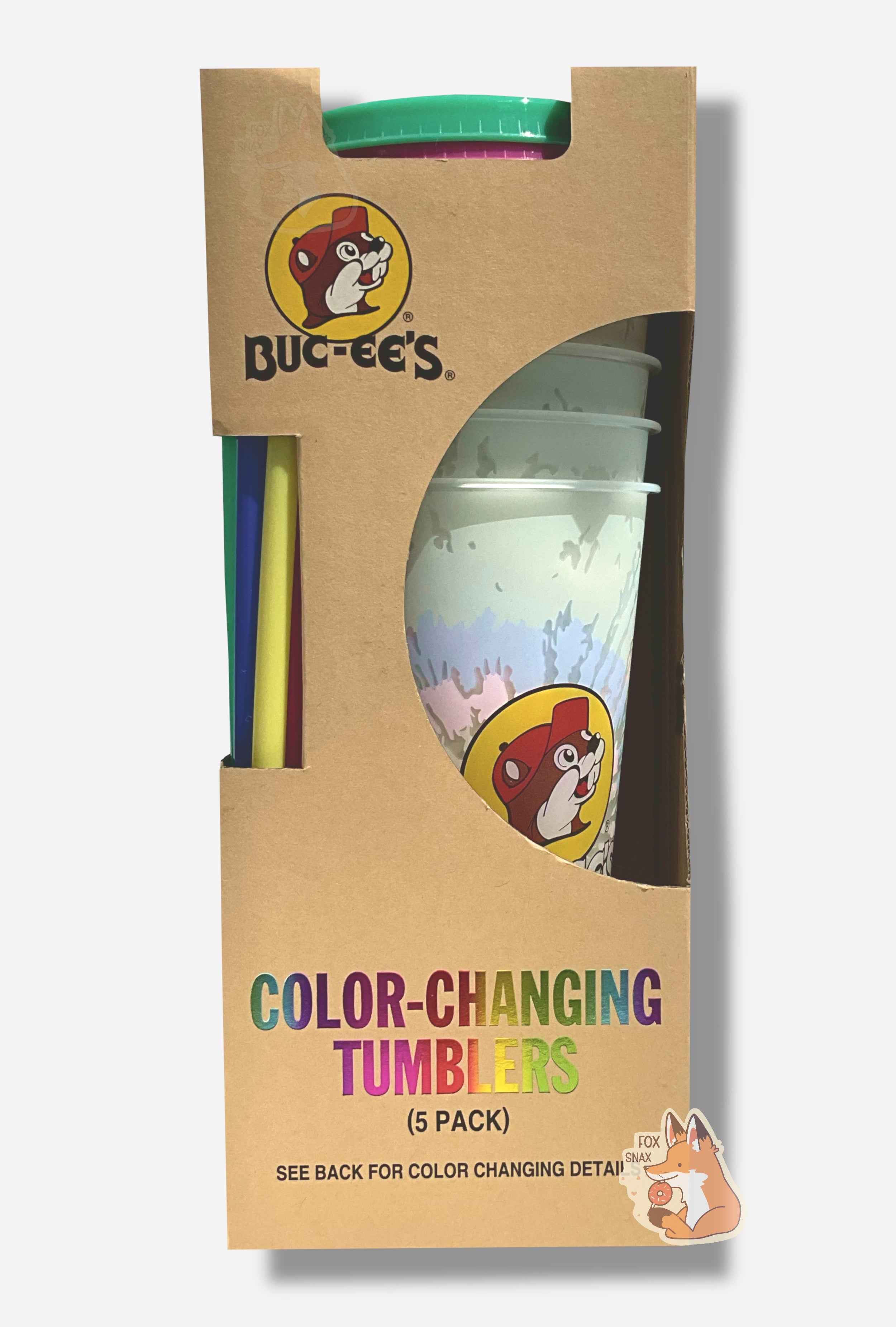 Buc-ee's Tie Dye Color Changing Tumblers