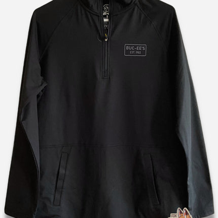 Buc-ee's Black Quarter Zip Pullover