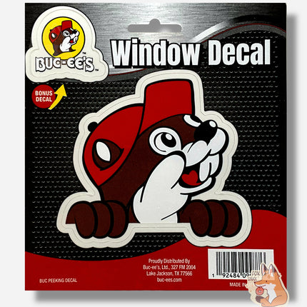 Buc-ee's Peeking Window Decal