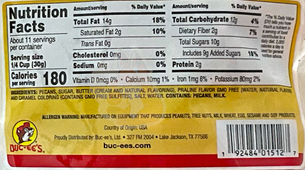 Buc-ee's Praline Pecans