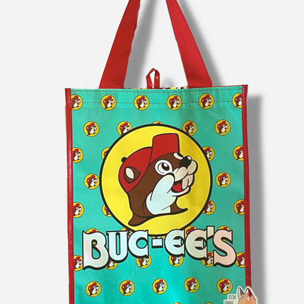Buc-ee's Turquoise Reusable Tote