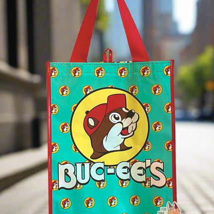 Buc-ee's Turquoise Reusable Tote