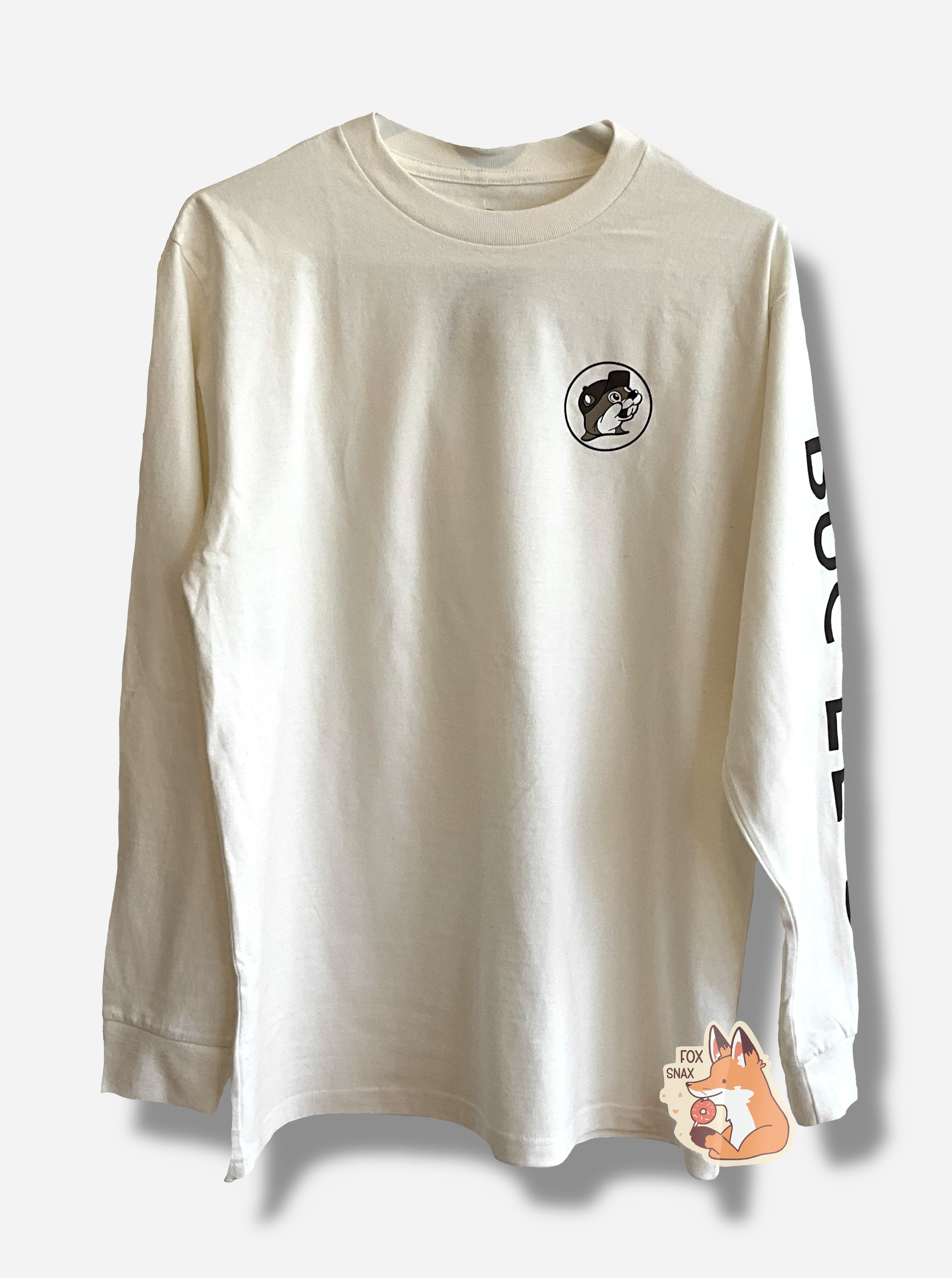Buc-ee's White Long Sleeve Shirt