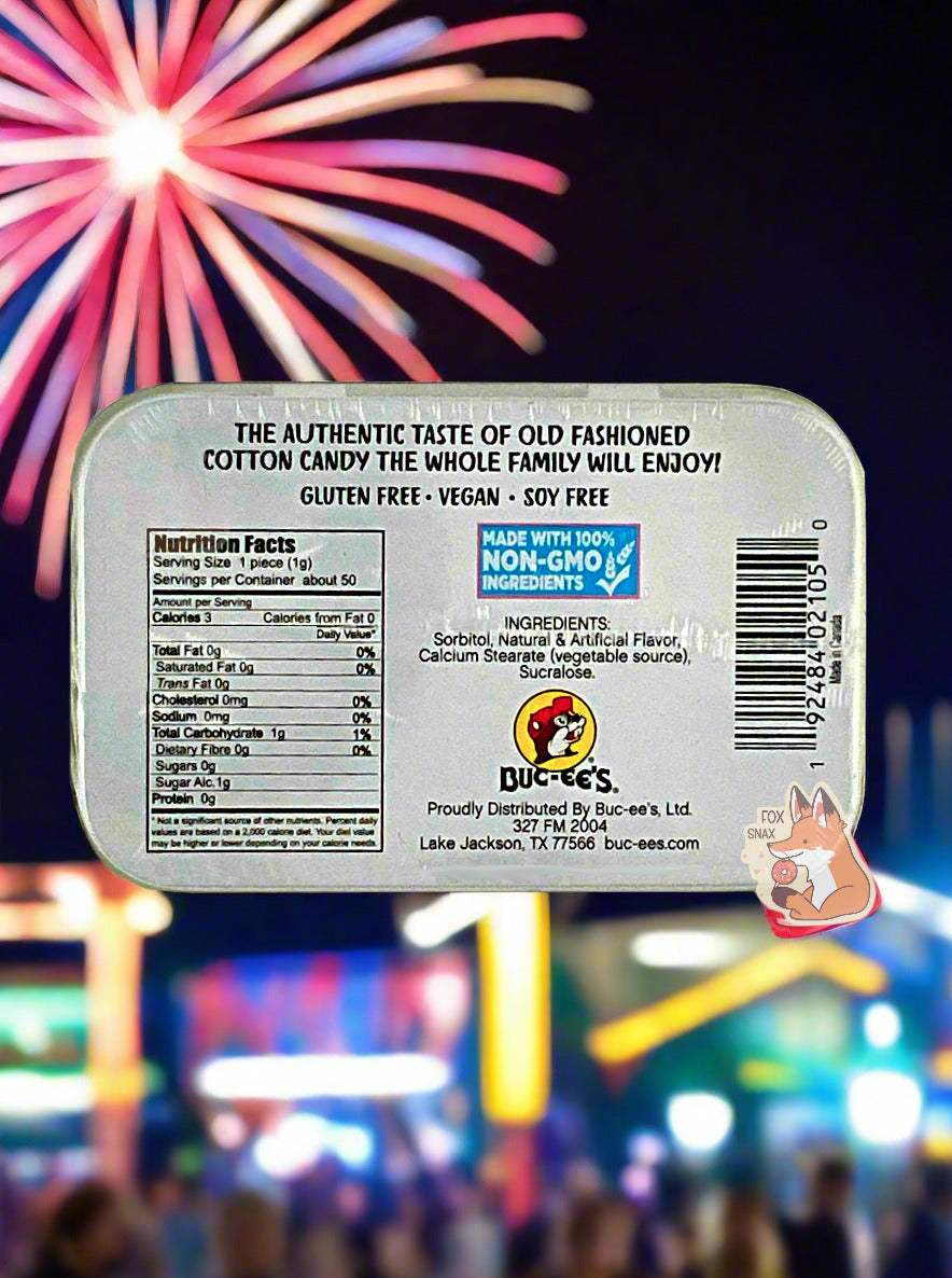 Buc-ee's Cotton Candy Mints