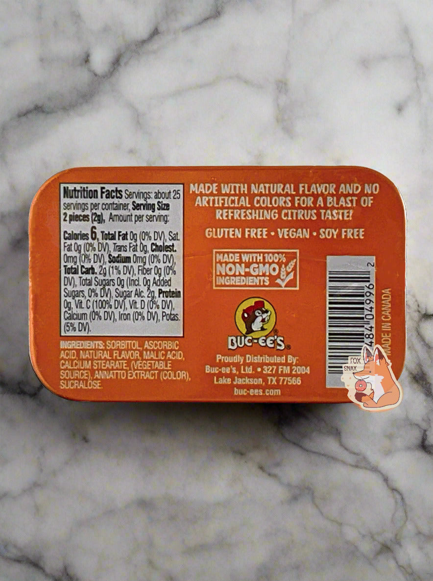 Buc-ee's Orange Blast Sours