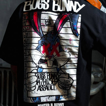 Men's Oversize 'Bugs Bunny' Graphic T-Shirt - Streetwear Looney Tunes Tee