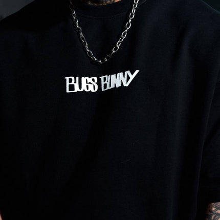 Men's Oversize 'Bugs Bunny' Graphic T-Shirt - Streetwear Looney Tunes Tee