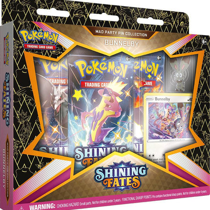 Shining Fates Mad Party Pin Collection - Bunnelby