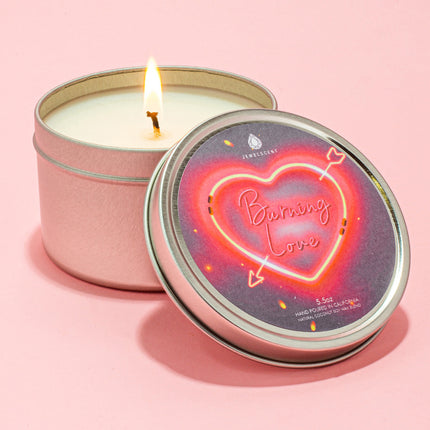 Burning Love 5.5oz Tin Jewelry Candle