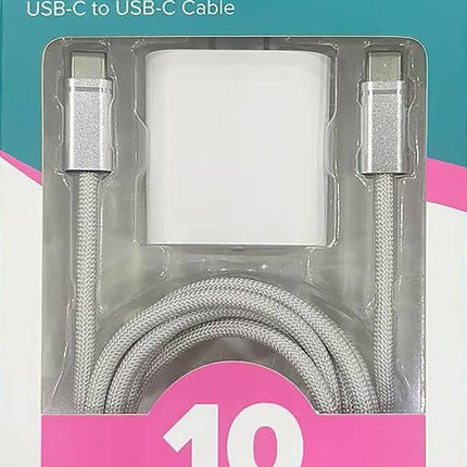 10ft. USBC to USBC Fast Charging Set