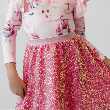 Ballet Beauties L/S Flutter Sleeve Leotard