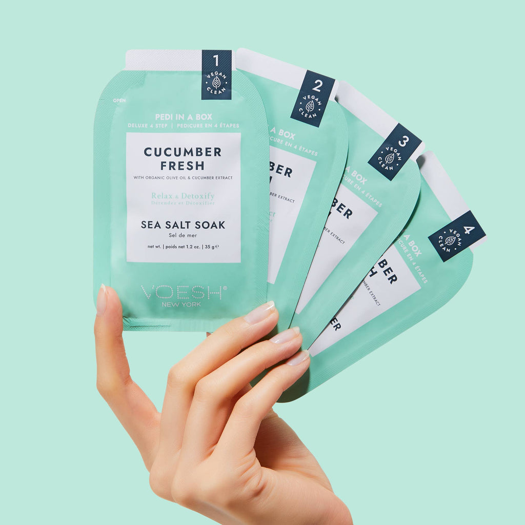 Pedi in a Box Deluxe 4 Step Cucumber Fresh