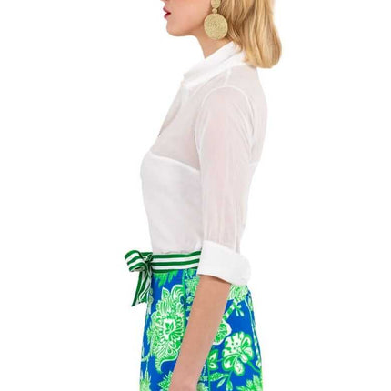 Blue & Green Skort