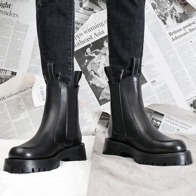 Fleece-Lined Winter Boots – Warm Outdoor Streetwear