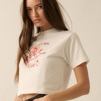Wild About You Cowboy Cropped Western Graphic Tee