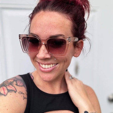 Black Frame w/ Dark Black Lens Sunglasses
