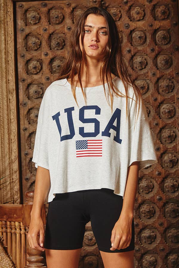 USA Graphic Top