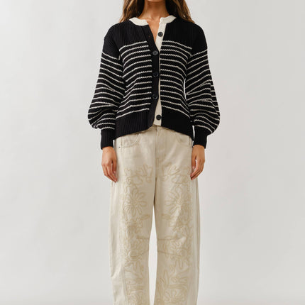 Black & White Stripe Sweater