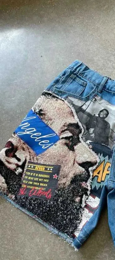Reconstructed Canvas Shorts