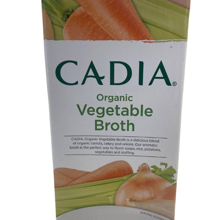 Vegetable Broth, Organic, Cadia