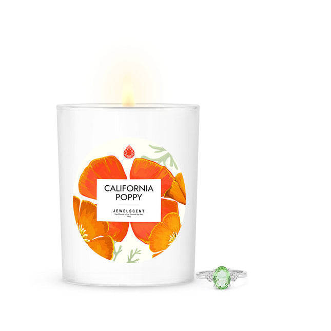 California Poppy 10oz Signature Jewelry Candle