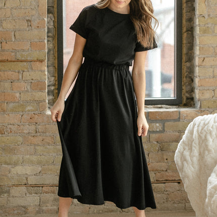 Casey Cap Sleeve Midi Dress