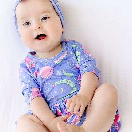 Neon Moon 3/4 Sleeve Twirl Bodysuit