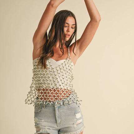 Pearl Net Top