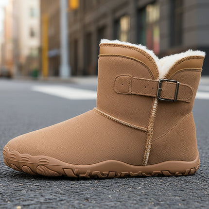 Unisex Warm Fleece-Lined Snow Boots – Anti-Slip Winter Boots