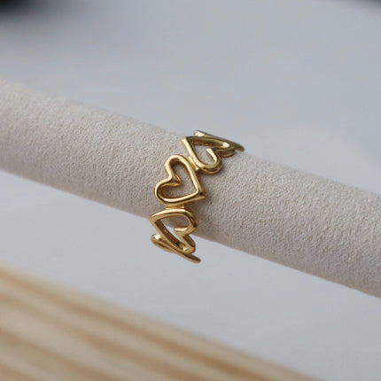 Heart Ring | Adjustable Ring