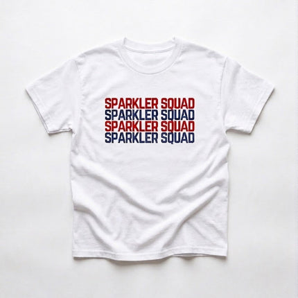 SPARKLER SQUAD TEE - WHITE