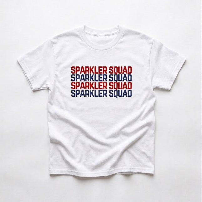 SPARKLER SQUAD TEE - WHITE