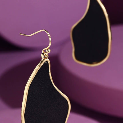 Organic Shaped Dangle Drop Earrings