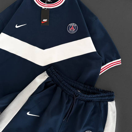Chevron Victory Men's Polo & Shorts Set – Classic Football Style with Modern Edge