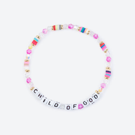 Child of God Letter Bracelet