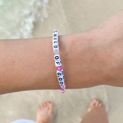 Child of God Letter Bracelet